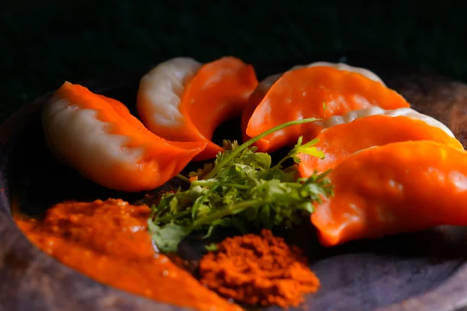 Chicken Peri Peri momos